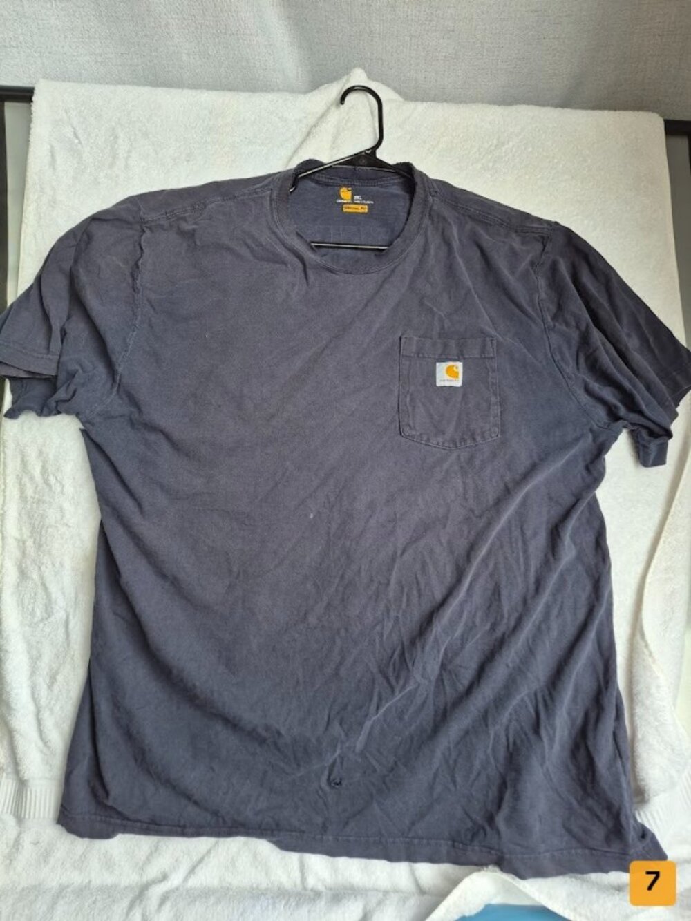 Carhartt Pocket T-Shirt Size 2XL gray